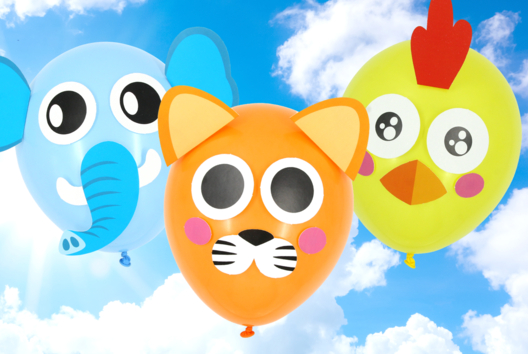 globos animales DIY niños - Actividades manuales Carnaval, Martes de Carnaval - 10doigts.fr - 2