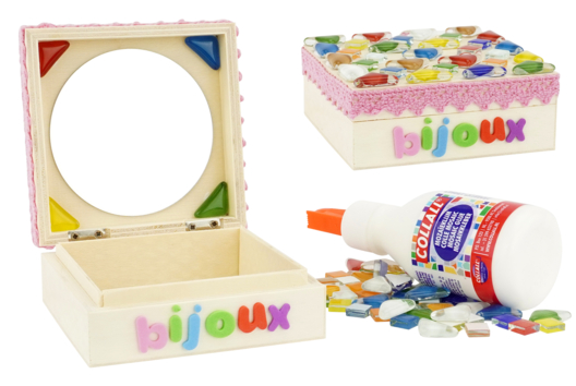 Mosaic Jewelry Box - 1 - Mother's Day Crafts - 10doigts.com - Mother's Day Crafts - 10doigts.fr