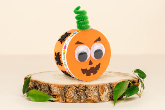 caja de caramelos calabaza Halloween - Actividades manuales Halloween - 10doigts.fr - 2