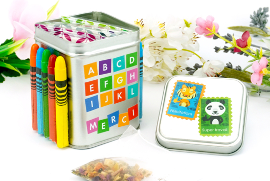 caja de té regalo maestra fin de año - Manualidades y regalos para maestras, maestros,  niñeras... - 10doigts.fr