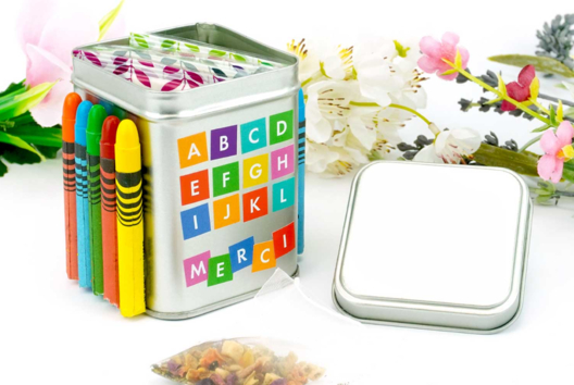boite à thé cadeau - Craft Activities for Teachers, ATSEM, AESH, Nannies... - 10doigts.fr