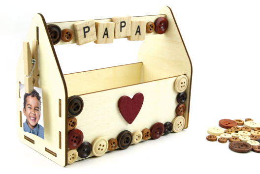 caja de herramientas regalo día del padre para niños - Manualidades día del padre - 10doigts.fr