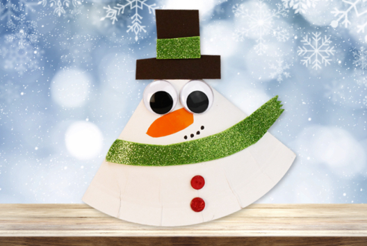 Rocking Snowman - 1 - Craft Activities for All Ages: Gluing and Folding - 10doigts.com - Craft Activities for All Ages: Gluing and Folding - 10doigts.fr