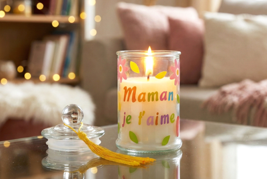 bougie idée cadeau fête des mères enfants - Mother's Day Crafts - 10doigts.fr - 2