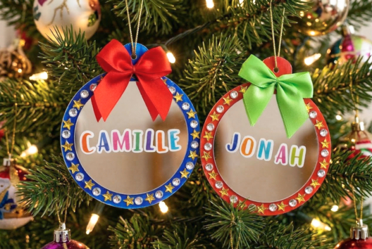 Boules de Noël miroir - 1 - Christmas Crafts - 10doigts.com - Christmas Crafts - 10doigts.fr