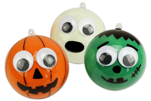 Bolas luminosas Halloween calabaza monstruo fantasma - Actividades manuales Halloween - 10doigts.fr - 2