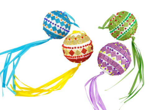 Mosaic Christmas Balls - 2 - Christmas Tree Ornement Crafts - 10doigts.com - Christmas Tree Ornement Crafts - 10doigts.fr - 2