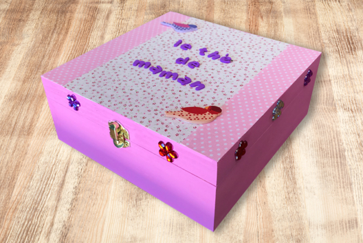 Caja de té Mami - Manualidades día de la madre - 10doigts.fr