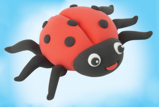 Bricolaje Mariquita Pasta Moldear - Actividades manuales de modelado - 10doigts.fr