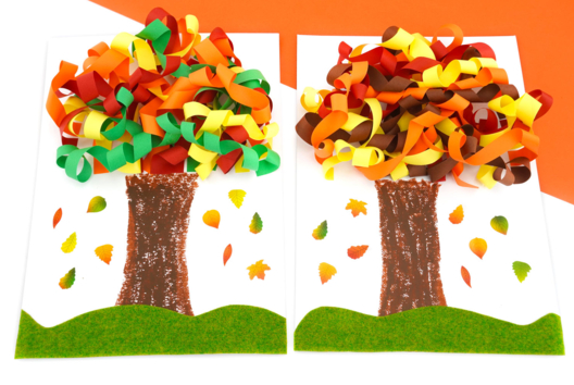 Autumn Tree in Rolled Paper - 3 - Autumn Crafts - 10doigts.com - Autumn Crafts - 10doigts.fr - 2
