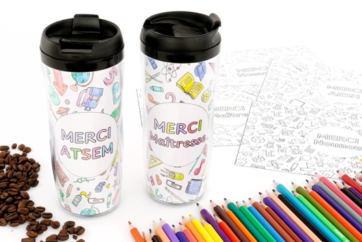Thermos thank you teacher, master, ATSEM, AESH, nanny - 4 - Craft Activities for Teachers, ATSEM, AESH, Nannies... - 10doigts.com - Craft Activities for Teachers, ATSEM, AESH, Nannies... - 10doigts.fr - 2