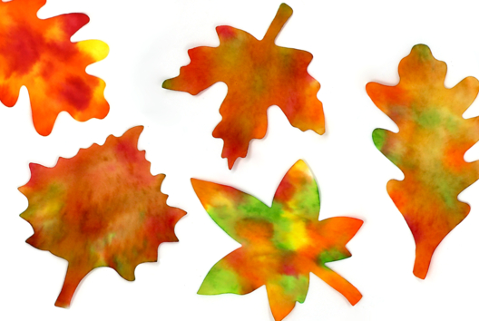 Autumn Leaves with Ink - 1 - Autumn Crafts - 10doigts.com - Autumn Crafts - 10doigts.fr