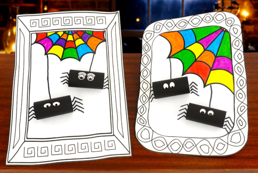 Manualidad Halloween Araña Papel Niño - Actividades manuales Halloween - 10doigts.fr - 2