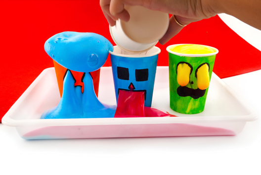 Manualidades Halloween Monstruos Vaso - Actividades manuales Halloween - 10doigts.fr