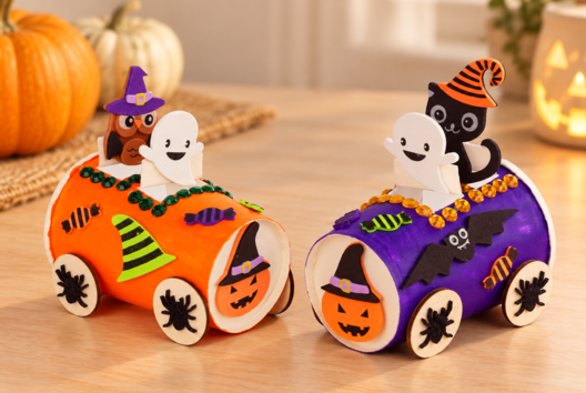 Halloween Craft Ghost Train for Children - Halloween Crafts - 10doigts.fr - 2