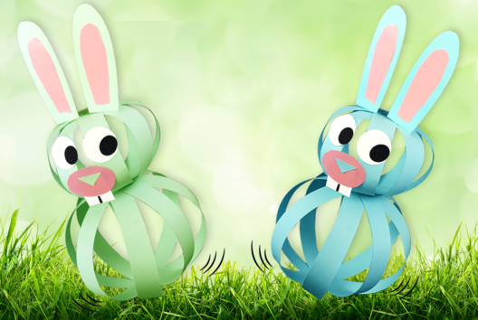 Manualidades Conejo saltarín Papel - Actividades manuales DIY Pascua - 10doigts.fr - 2