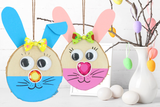 Colorful Bunnies to Hang on the Easter Tree - 2 - DIY Easter Crafts - 10doigts.com - DIY Easter Crafts - 10doigts.fr - 2