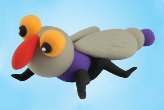 Modeling Clay Dragonfly - 1 - Modeling Crafts - 10doigts.com - Modeling Crafts - 10doigts.fr