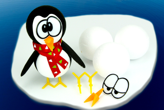 Manualidades Navidad Pingüino - Actividades manuales animales: nuestras ideas creativas para los niños - 10doigts.fr