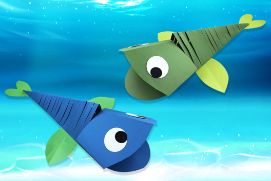 Articulated April Fools' Fish - 1 - Animal Crafts: Our Creative Ideas for Children - 10doigts.com - Animal Crafts: Our Creative Ideas for Children - 10doigts.fr