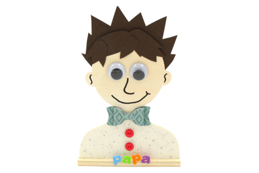 busto papá regalo manualidad Día del Padre - Manualidades día del padre - 10doigts.fr