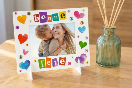 cadre cadeau fête des mères - Father's Day Crafts - 10doigts.fr