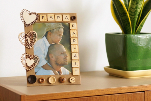 Marco regalo día del padre niños - Manualidades día del padre - 10doigts.fr