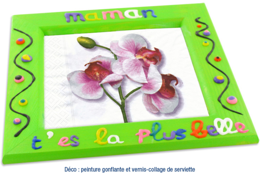 3D Decorative Frame or Tray - 0 - DIY Home Decor Crafts - 10doigts.com - Handicrafts Home Decor DIY - 10doigts.fr