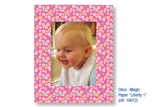 Floral Wooden Photo Frame - 0 - DIY Home Decor Crafts - 10doigts.com - Handicrafts Home Decor DIY - 10doigts.fr