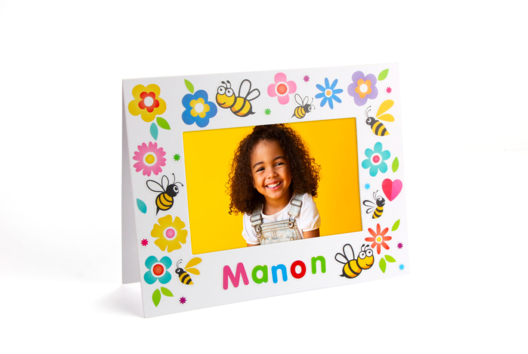 marco primavera niños gomets - Manualidades día de la madre - 10doigts.fr