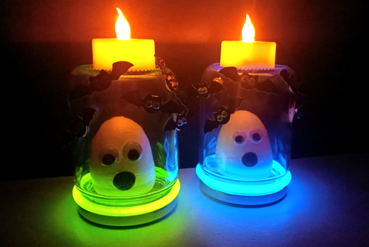 jaula fantasma manualidades halloween niños - Actividades manuales Halloween - 10doigts.fr