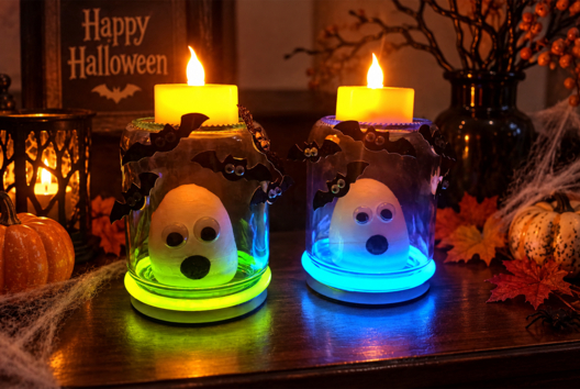 DIY Ghost Cage for Halloween - Halloween Crafts - 10doigts.fr