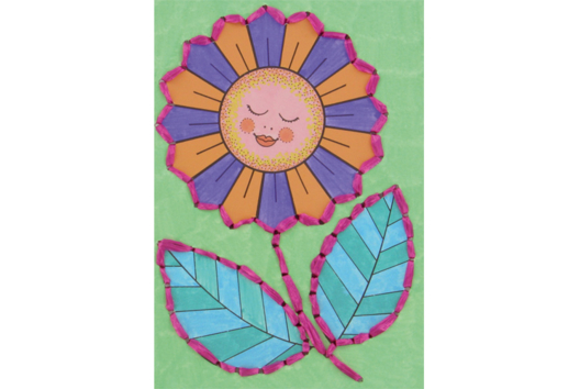 Cartas de bordar - Actividades manuales de tarjetas: nuestras ideas creativas para los niños - 10doigts.fr