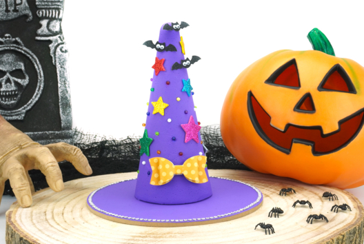 sombrero de bruja Halloween DIY niños - Actividades manuales Halloween - 10doigts.fr