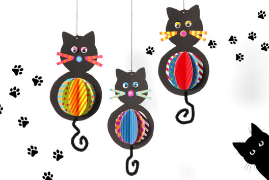 dinosaurios para colgar - Actividades manuales Halloween - 10doigts.fr