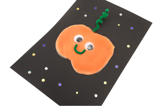 Pumpkin Puffy Paint - Halloween Crafts - 10doigts.fr - 2
