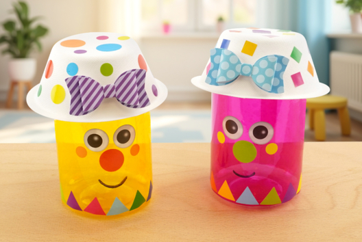 payaso luminoso actividad niño carnaval - Actividades manuales Carnaval, Martes de Carnaval - 10doigts.fr