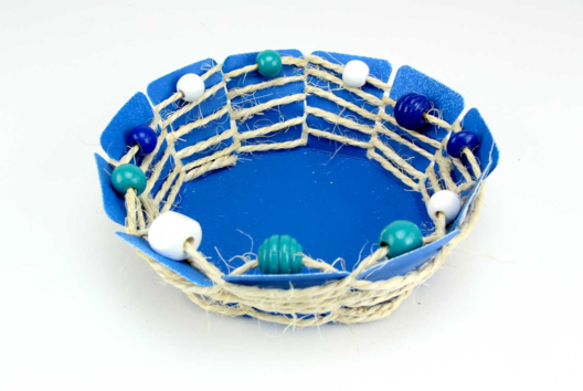 Coastal Basket - 1 - Basket Weaving Crafts - 10doigts.com - Basket Weaving Crafts - 10doigts.fr