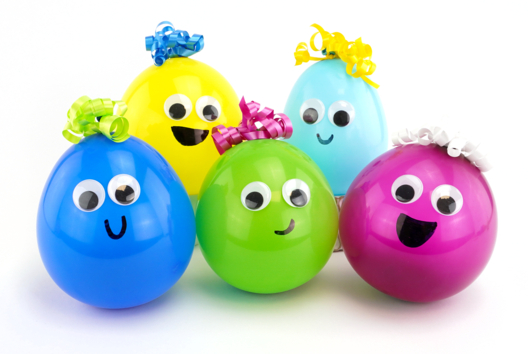 culbuto balón actividad niños - Actividades manuales personajes divertidos: inventar caras e historias - 10doigts.fr