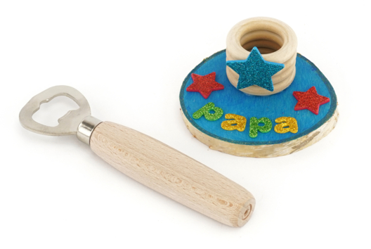 abridor personalizado día del padre - Manualidades día del padre - 10doigts.fr - 2