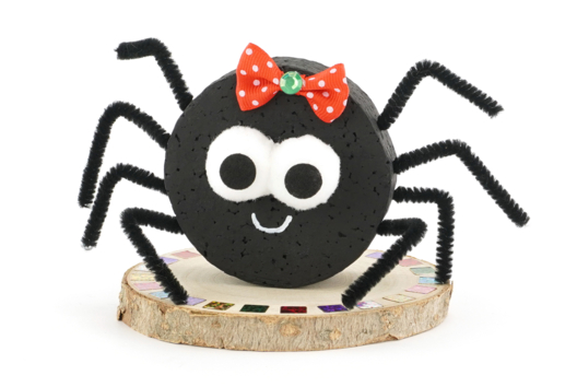 DIY araña niños halloween - Actividades manuales Halloween - 10doigts.fr - 2