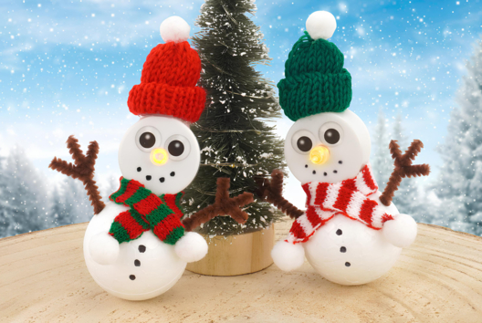 Light-Up Snowman for the Christmas Tree - 2 - Christmas Crafts - 10doigts.com - Christmas Crafts - 10doigts.fr - 2