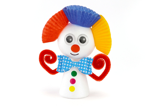 DIY payaso niños carnaval - Actividades manuales Carnaval, Martes de Carnaval - 10doigts.fr - 2