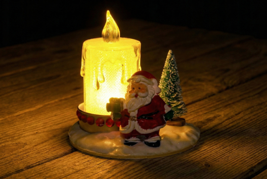 DIY niños vela padre navidad - Actividades manuales bricolajes de Navidad - 10doigts.fr - 2