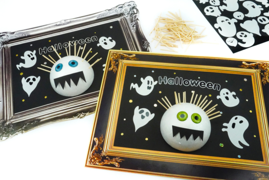 DIY halloween cuadro monstruo niños - Actividades manuales Halloween - 10doigts.fr - 2