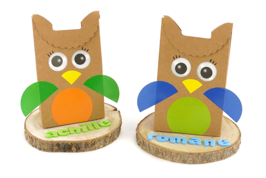 Owl with a Kraft Bag - 2 - Autumn Crafts - 10doigts.com - Autumn Crafts - 10doigts.fr - 2