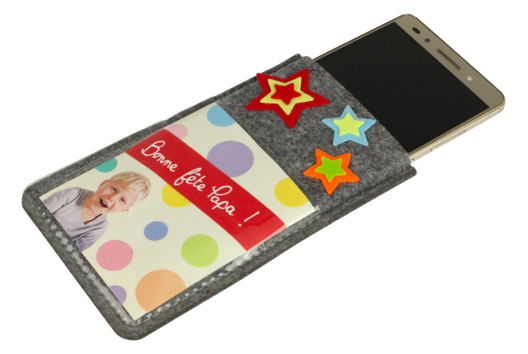 estuche para smartphone Día del Padre - Manualidades día del padre - 10doigts.fr