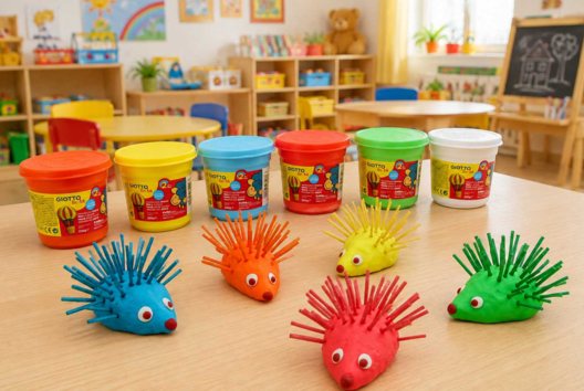 giotto hedgehog - Modeling Crafts - 10doigts.fr