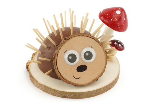 cute hedgehog to make with children - Autumn Crafts - 10doigts.fr - 2