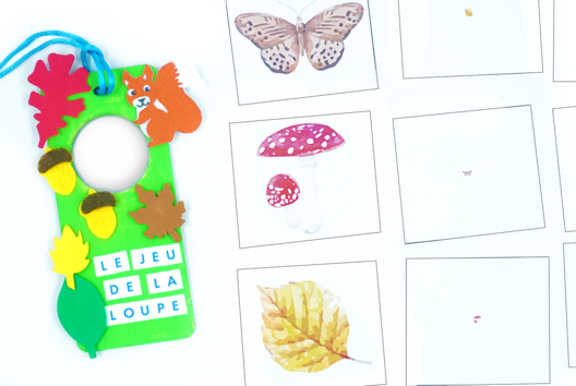 Juego Infantil Otoño Lupa - Actividades manuales Otoño - 10doigts.fr - 2